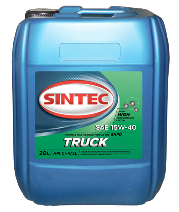 SINTEC TRUCK SAE 15W-40 API CI-4/SL  20л