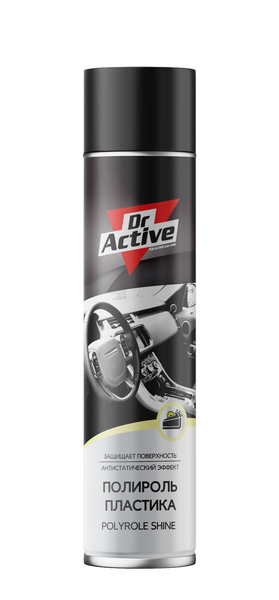 Dr. Active Полироль пластика салона, 400 мл. (лимонный пирог)